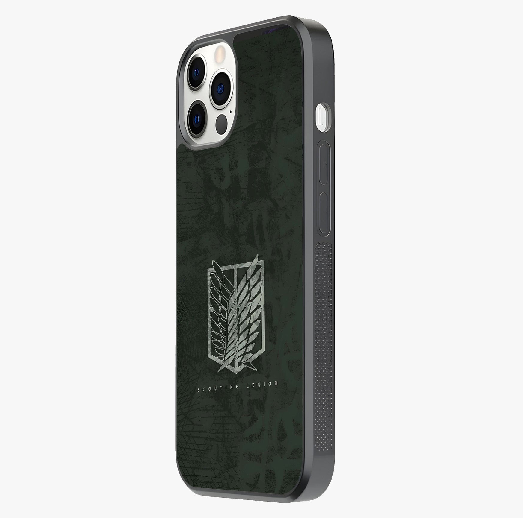 Wings Of Freedom Glass Case photographed in natural light showing reflective finish and design depth.