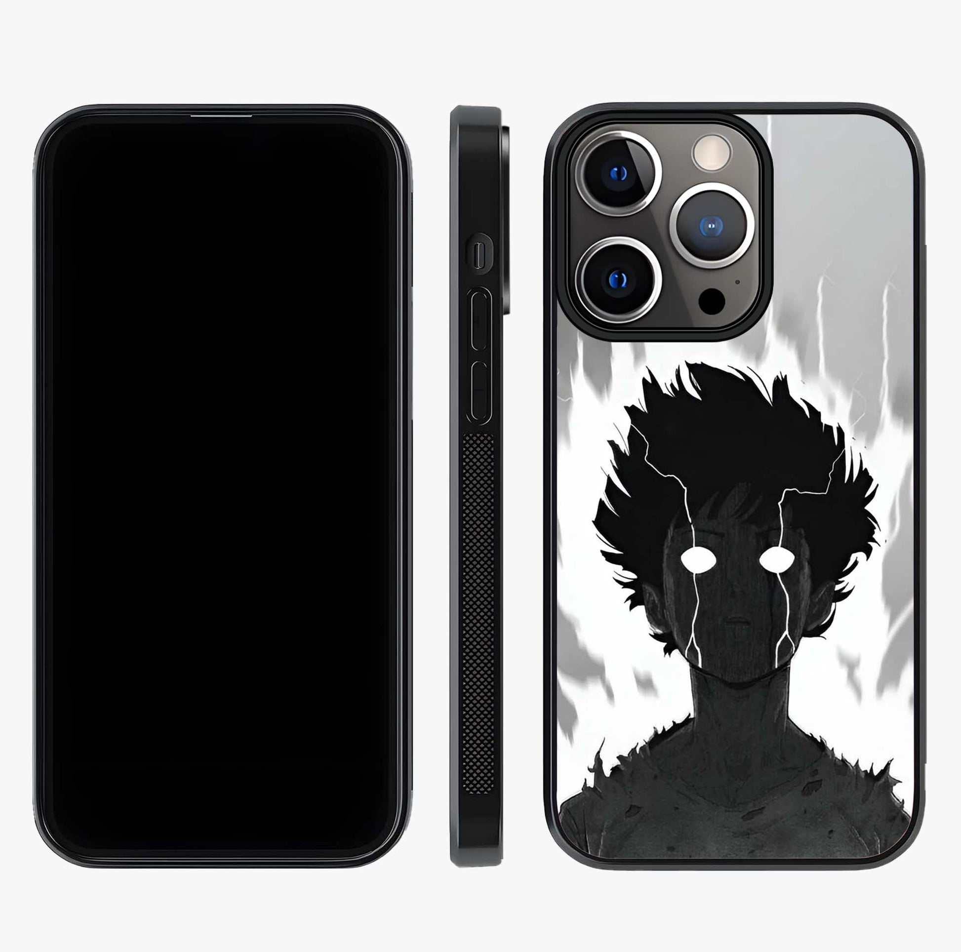 Awakened Inner Rage Glass Case displayed upright for full design visibility and premium finish.