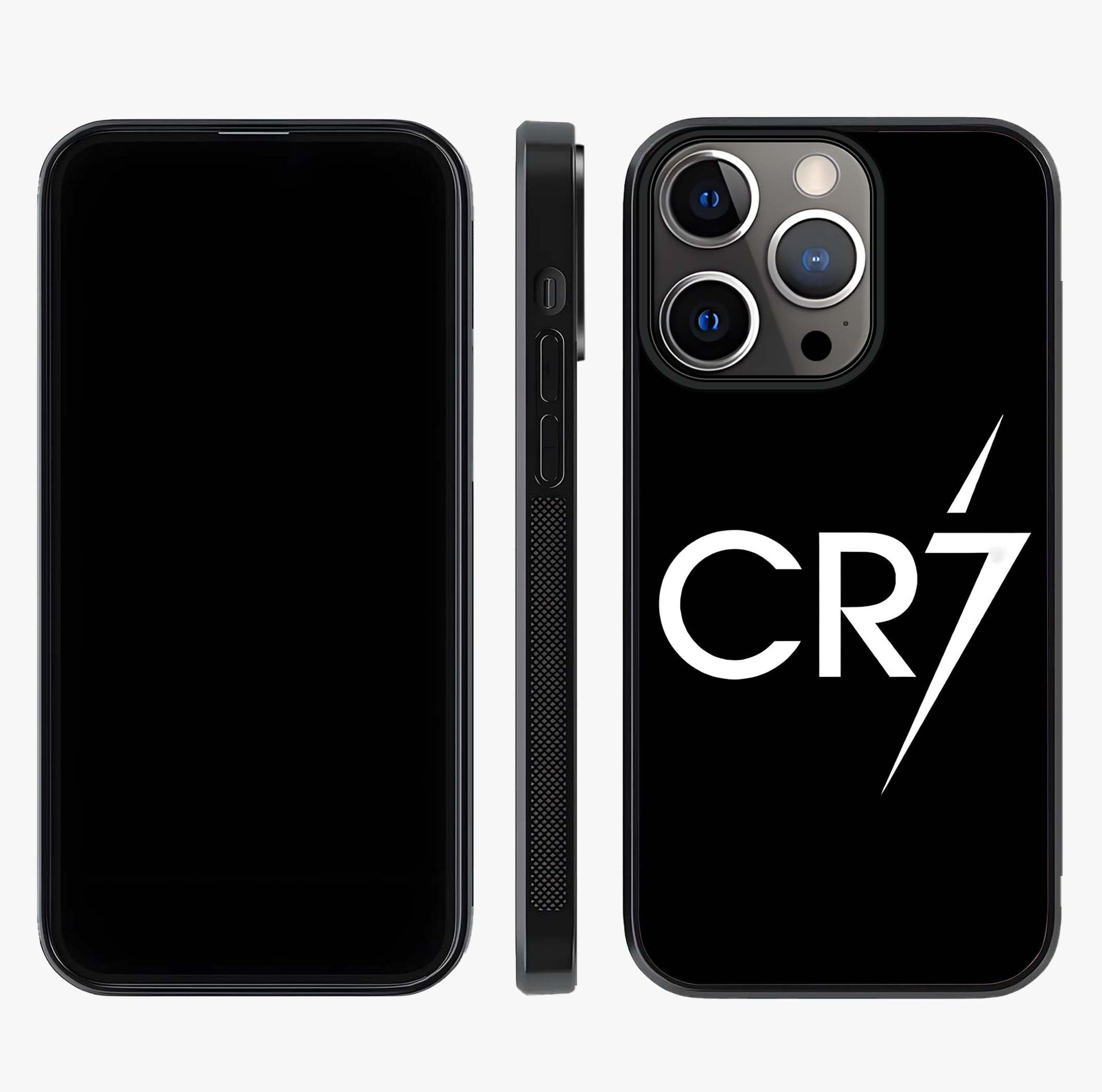 Cr7 Elite Strike Glass Case displayed upright for full design visibility and premium finish.