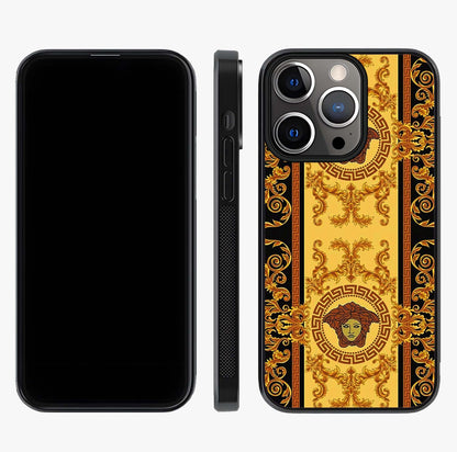 Golden Royal Heritage Glass Case displayed upright for full design visibility and premium finish.