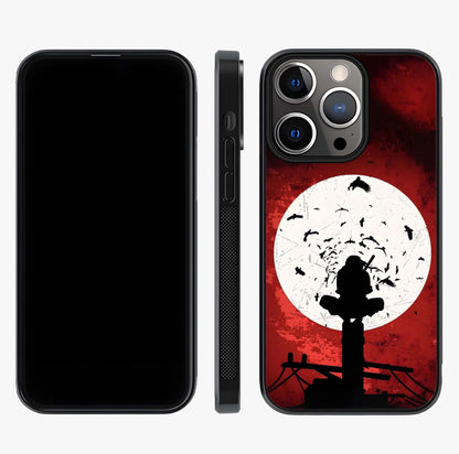Itachi Limited Edition Naruto Anime Glass Case displayed upright for full design visibility and premium finish.