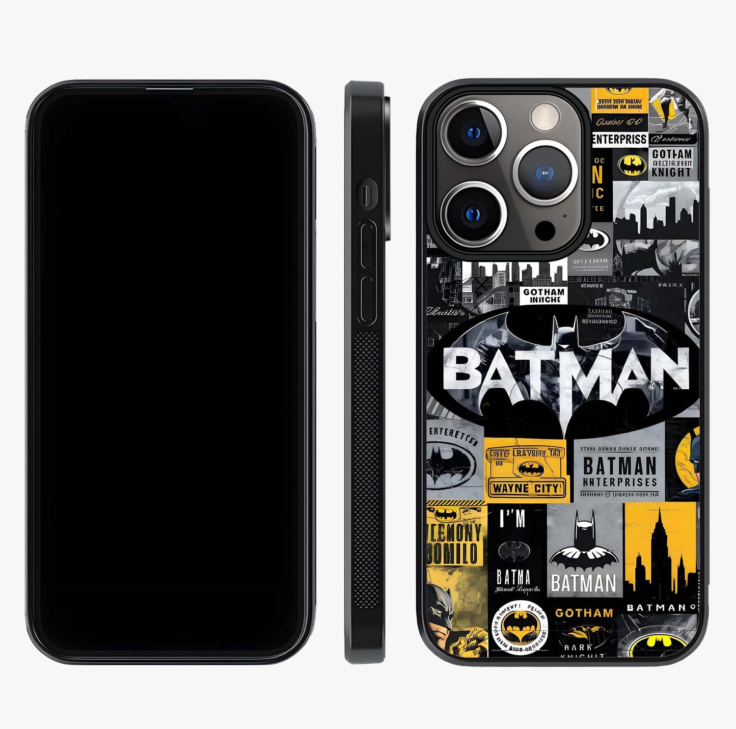 Knight Gotham Rise Glass Case displayed upright for full design visibility and premium finish.