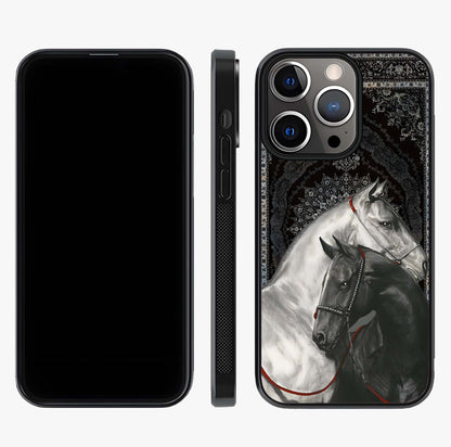 Majestic Ride Legacy Glass Case displayed upright for full design visibility and premium finish.
