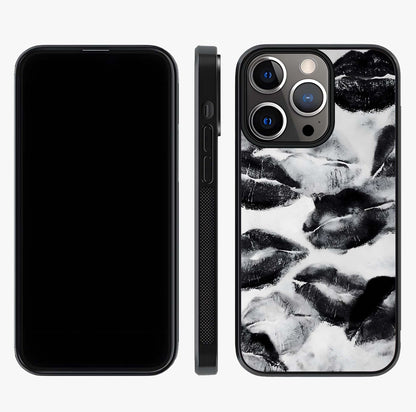 Midnight Kiss Marks Glass Case displayed upright for full design visibility and premium finish.