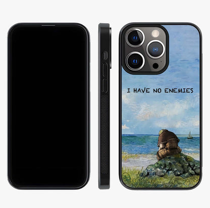 Peace Beyond War Glass Case displayed upright for full design visibility and premium finish.