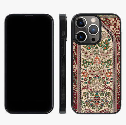 Persian Inspired Glass Case displayed upright for full design visibility and premium finish.