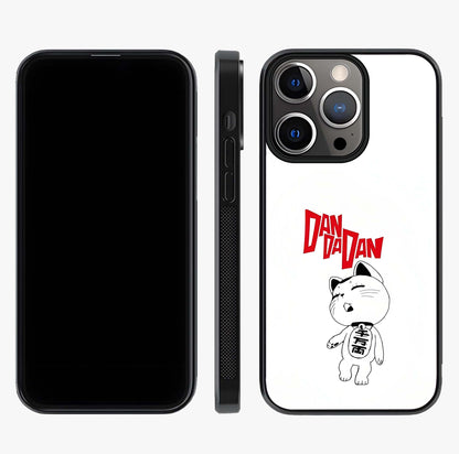 Playful Spirit Charm Glass Case displayed upright for full design visibility and premium finish.
