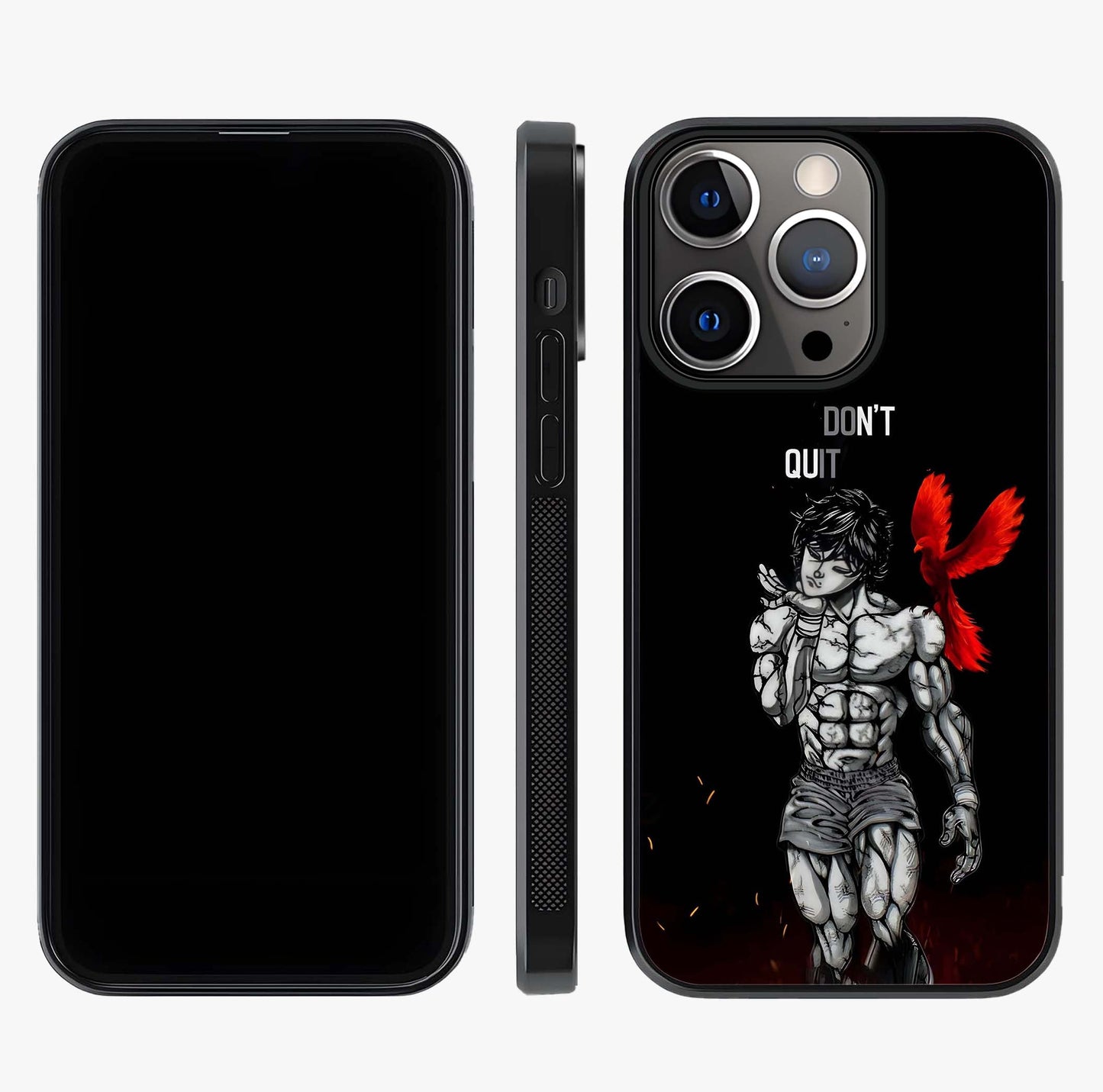 Rise Beyond Limits Glass Case displayed upright for full design visibility and premium finish.