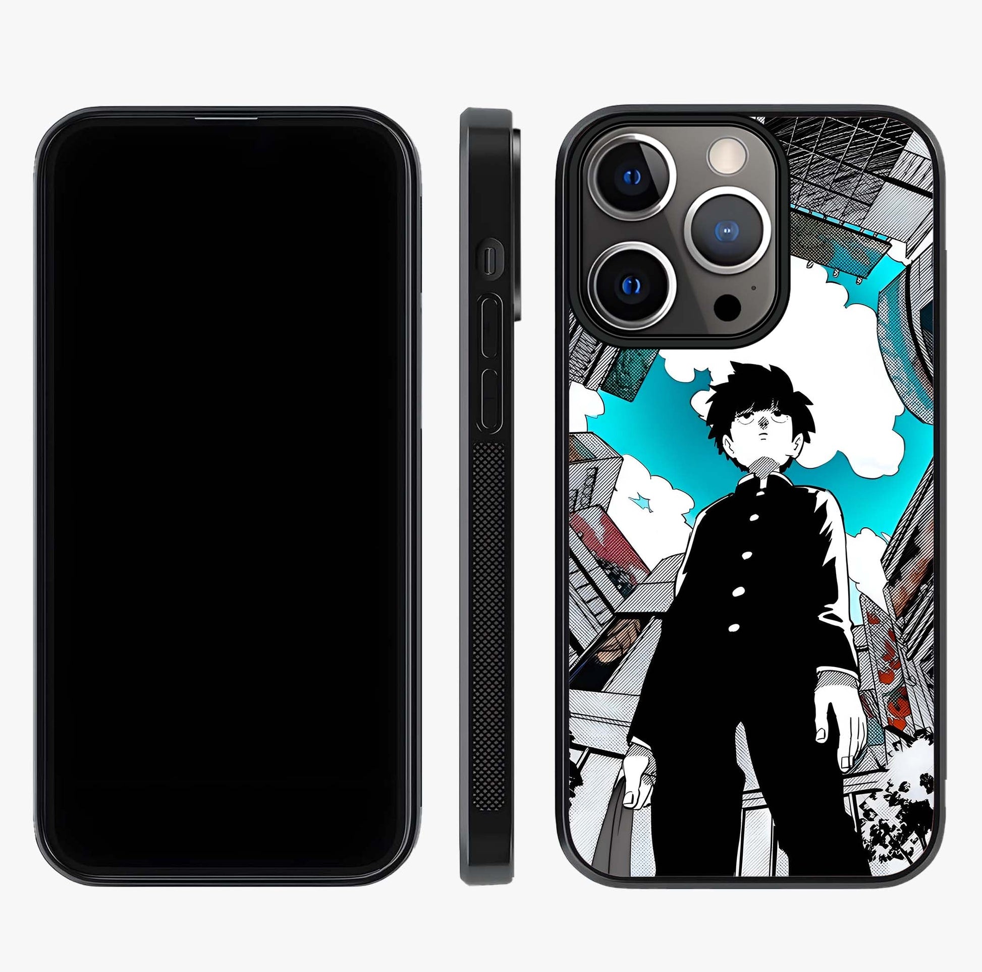 Silent Psychic Awakening Glass Case displayed upright for full design visibility and premium finish.