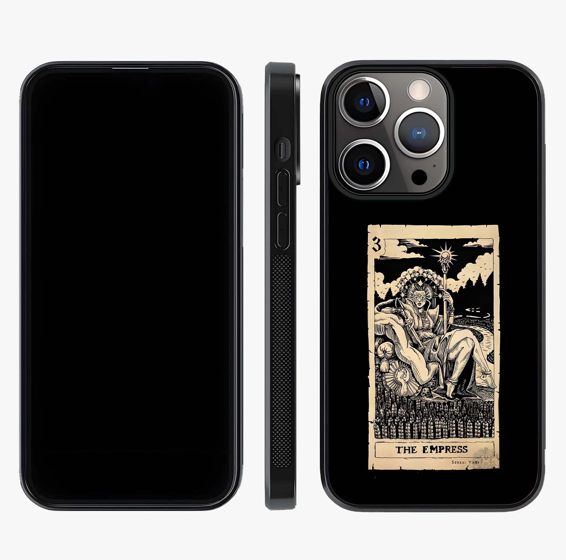 The Empress Glass Case displayed upright for full design visibility and premium finish.
