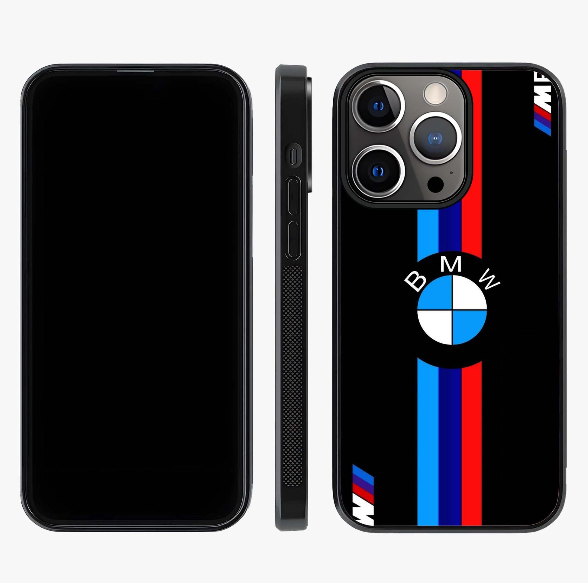Turbo Bmw Beast Glass Case displayed upright for full design visibility and premium finish.