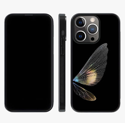 Whispers Of Wings Glass Case displayed upright for full design visibility and premium finish.