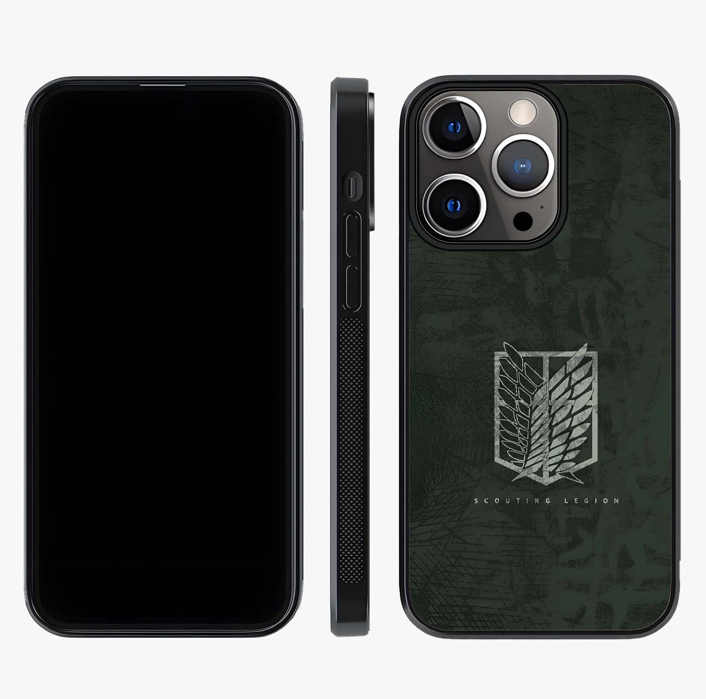 Wings Of Freedom Glass Case displayed upright for full design visibility and premium finish.