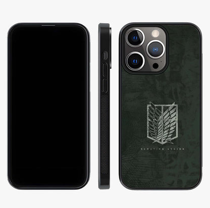 Wings Of Freedom Glass Case displayed upright for full design visibility and premium finish.