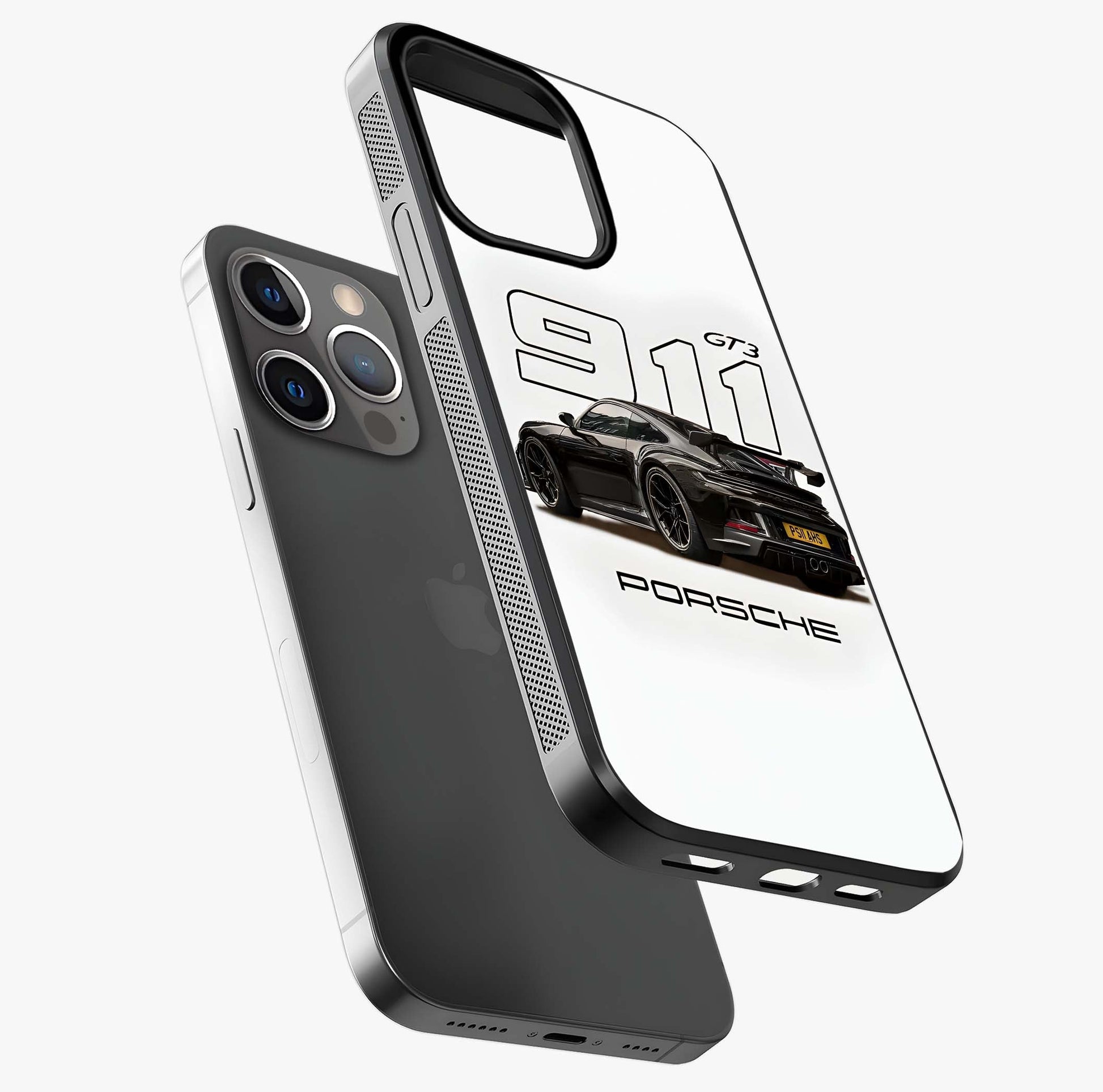 Turbo Legacy Icon Glass Case laid diagonally highlighting side profile, edges and glossy glass shine.