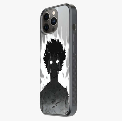 Awakened Inner Rage Glass Case photographed in natural light showing reflective finish and design depth.