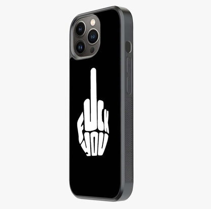 Rebel Mode On Glass Case photographed in natural light showing reflective finish and design depth.