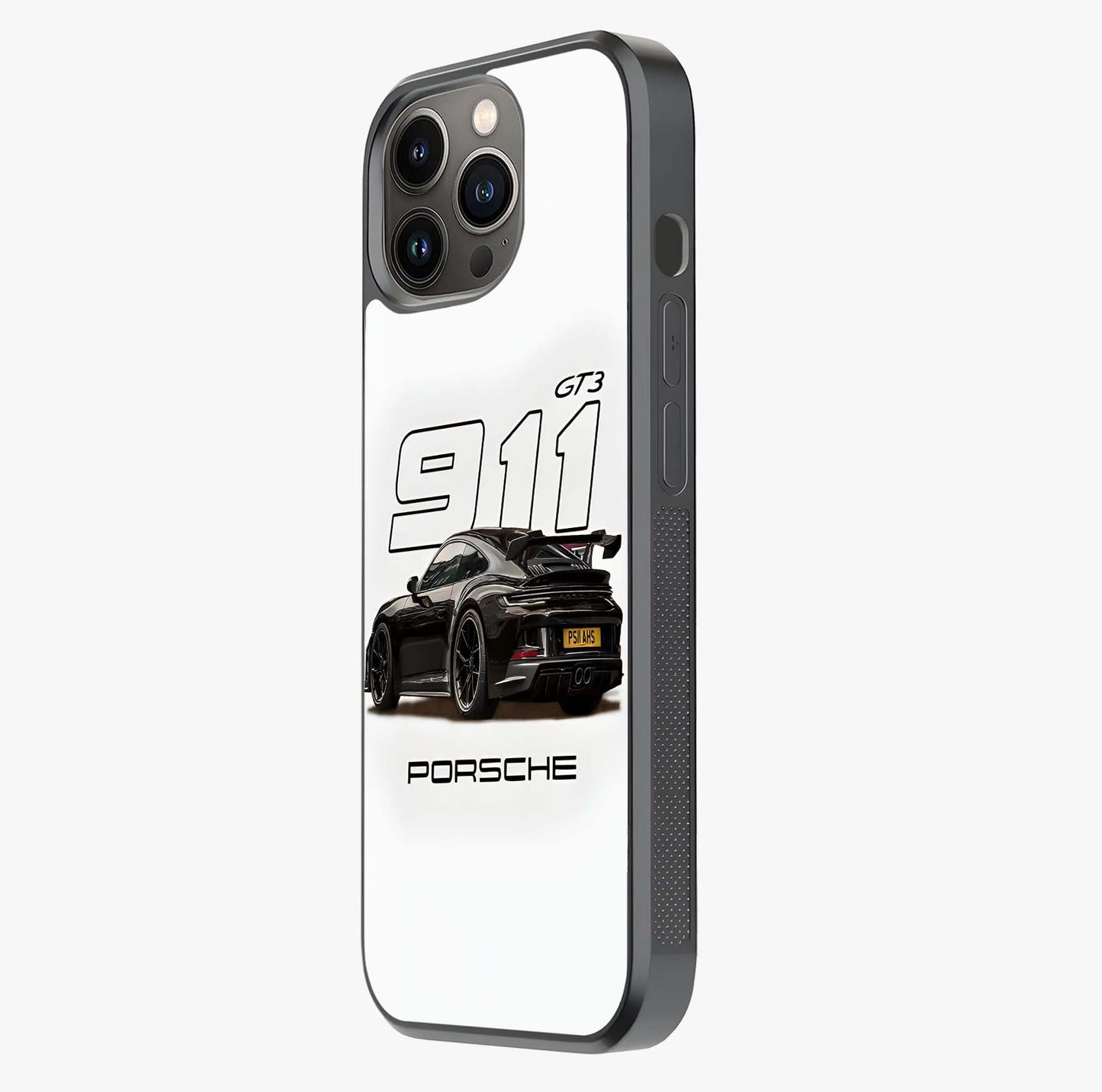 Turbo Legacy Icon Glass Case photographed in natural light showing reflective finish and design depth.