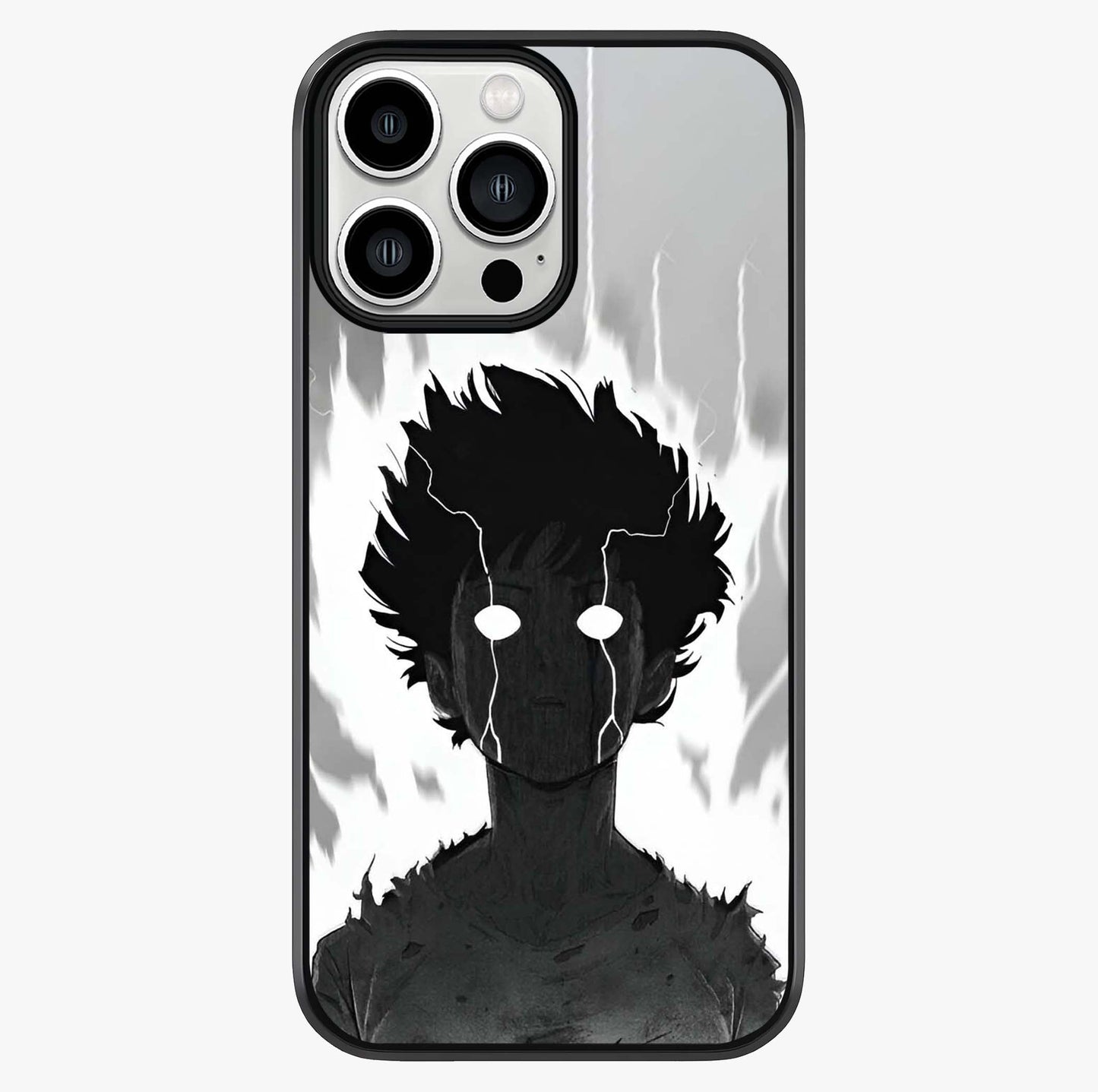 Awakened Inner Rage Glass Case showing full back design in clean flat view with glossy glass finish.