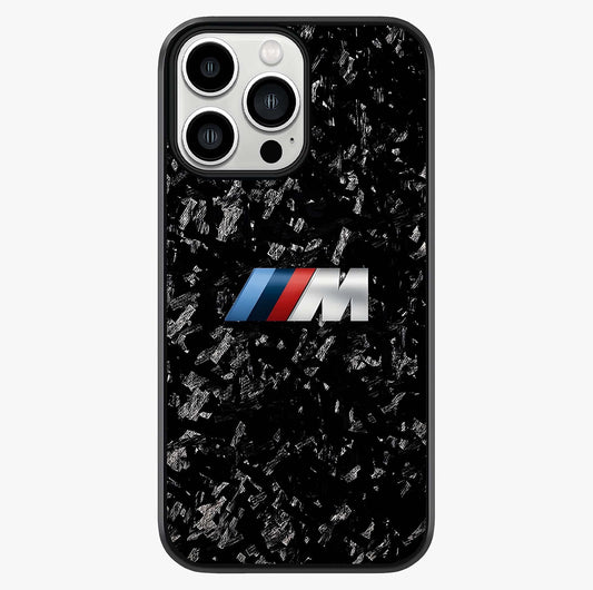 Carbon Speed Mark Glass Case showing full back design in clean flat view with glossy glass finish.