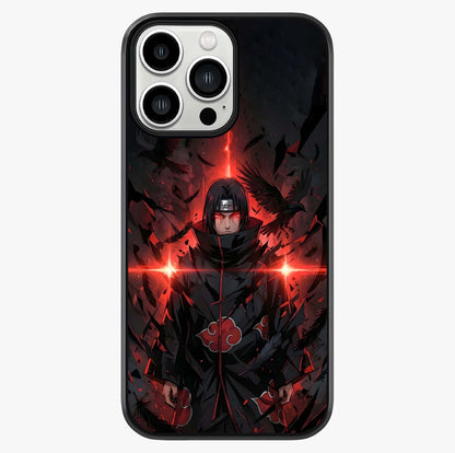 Focused Blade Discipline Glass Case showing full back design in clean flat view with glossy glass finish.