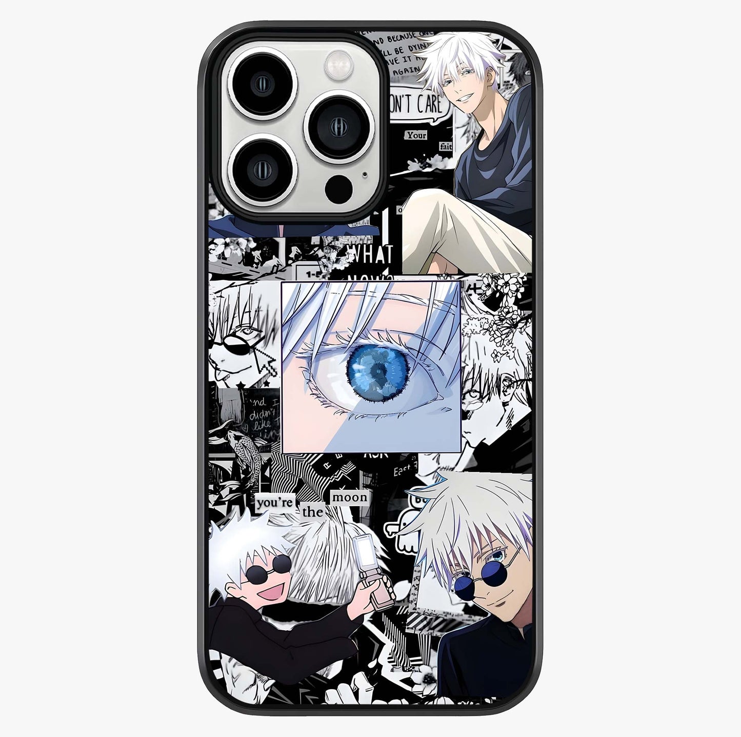 Infinity Sorcerer Chaos Glass Case showing full back design in clean flat view with glossy glass finish.