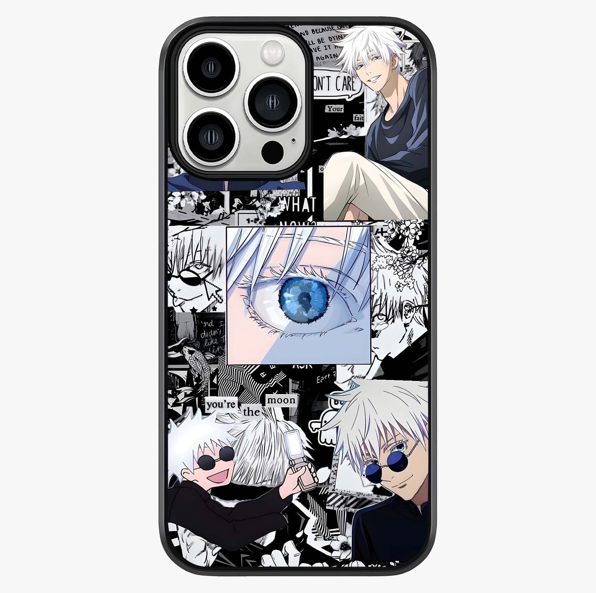 Infinity Sorcerer Chaos Glass Case showing full back design in clean flat view with glossy glass finish.