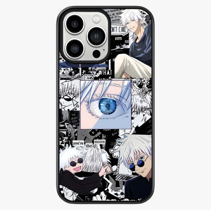Infinity Sorcerer Chaos Glass Case showing full back design in clean flat view with glossy glass finish.