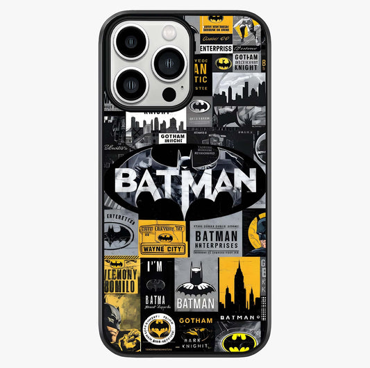 Knight Gotham Rise Glass Case showing full back design in clean flat view with glossy glass finish.