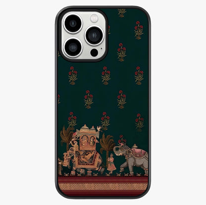Macmerise Glass Case showing full back design in clean flat view with glossy glass finish.