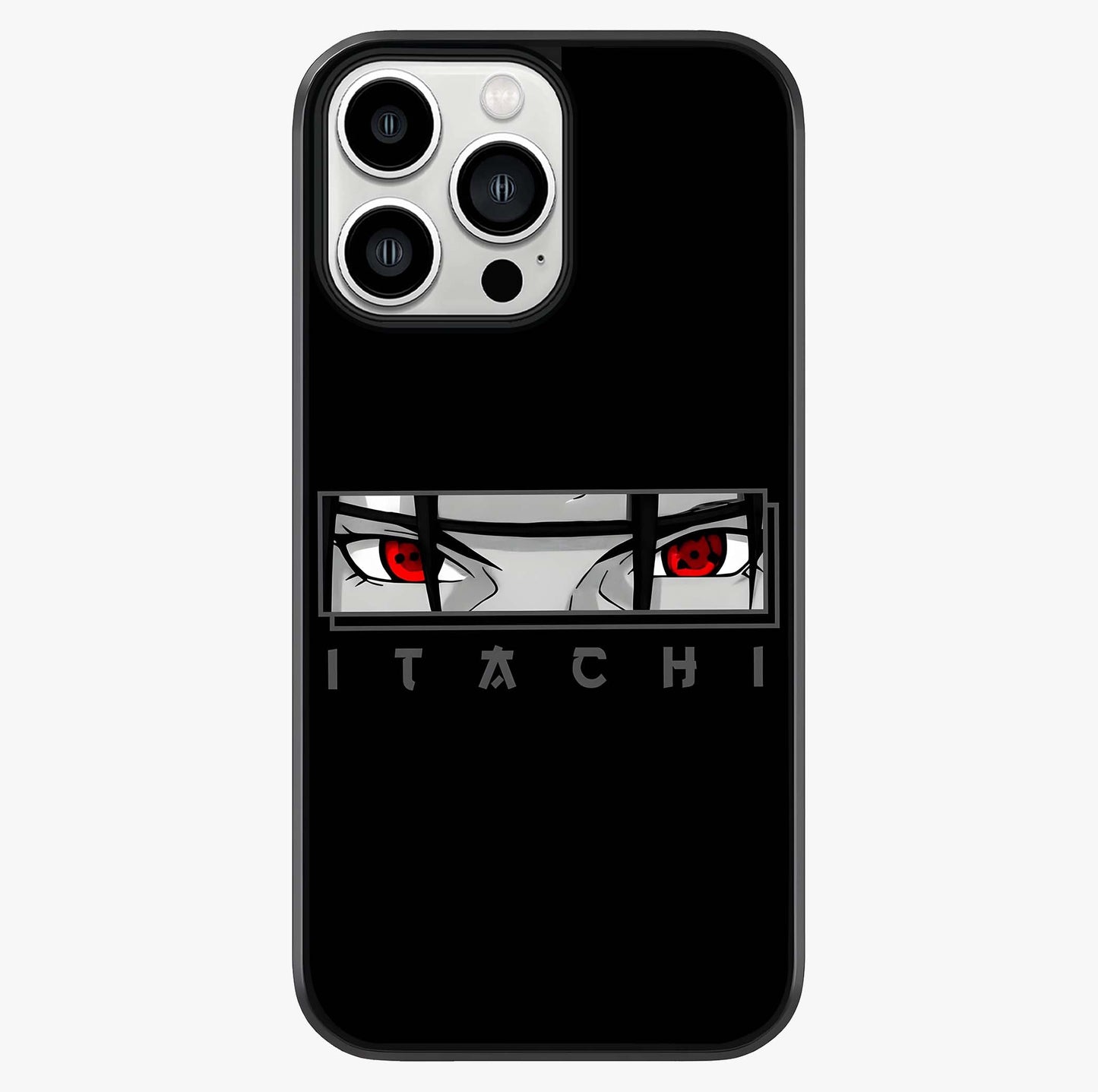 Scarlet Gaze Dominance Glass Case showing full back design in clean flat view with glossy glass finish.