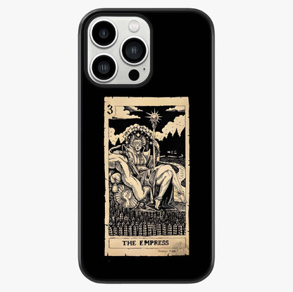 The Empress Glass Case showing full back design in clean flat view with glossy glass finish.
