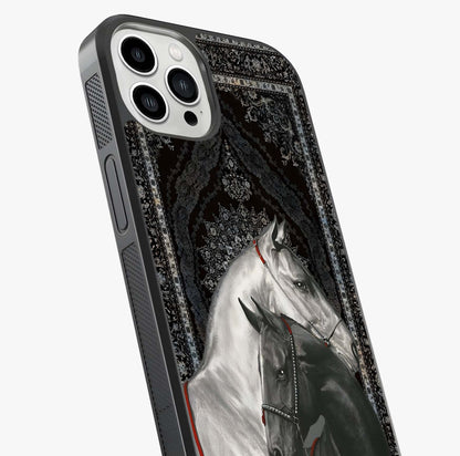 Majestic Ride Legacy Glass Case captured at a warm angle highlighting gloss, texture and premium glass finish.