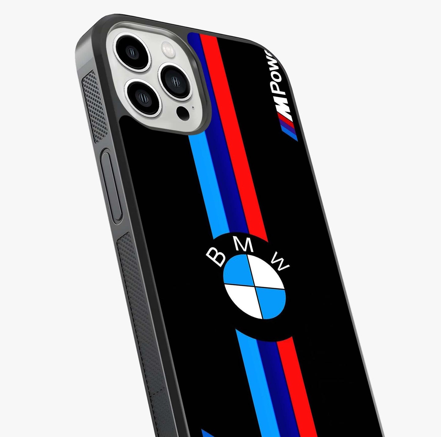 Turbo Bmw Beast Glass Case captured at a warm angle highlighting gloss, texture and premium glass finish.