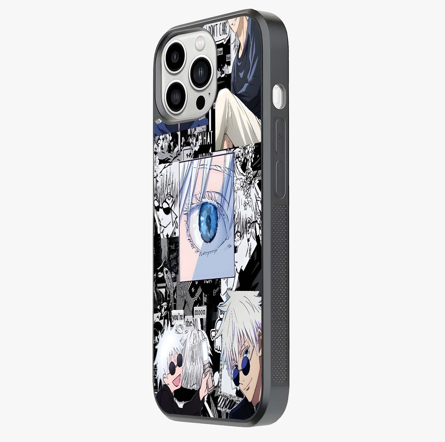 Infinity Sorcerer Chaos Glass Case photographed in natural light showing reflective finish and design depth.