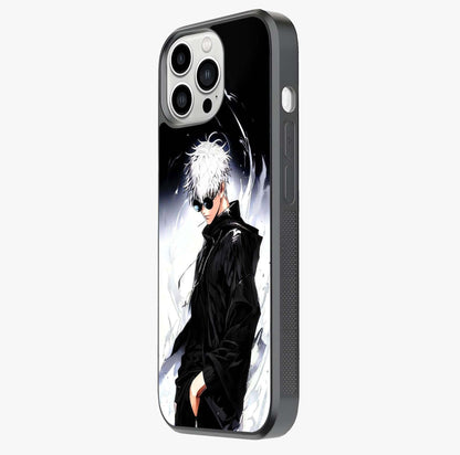 Limitless Shadow King Glass Case photographed in natural light showing reflective finish and design depth.