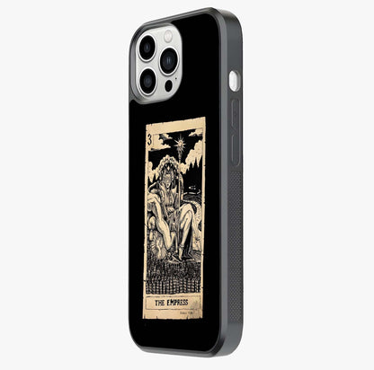 The Empress Glass Case photographed in natural light showing reflective finish and design depth.