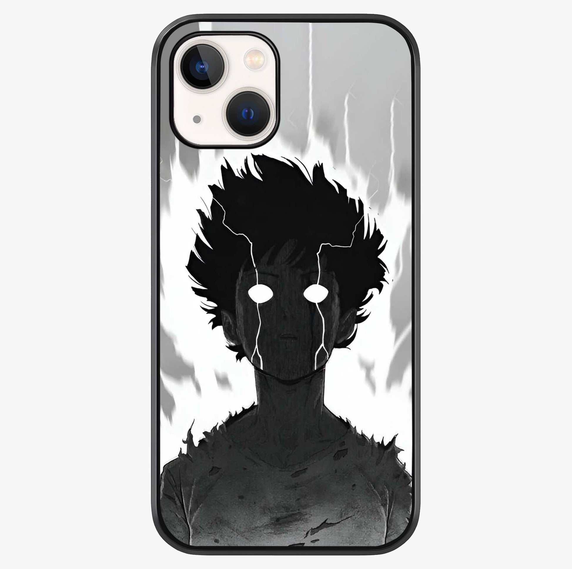 Awakened Inner Rage Glass Case showing full back design in clean flat view with glossy glass finish.