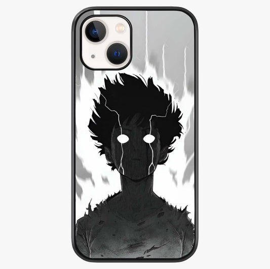 Awakened Inner Rage Glass Case showing full back design in clean flat view with glossy glass finish.