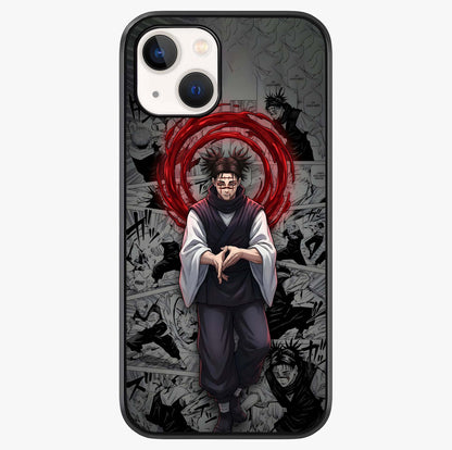 Cursed Ritual Ascension Glass Case showing full back design in clean flat view with glossy glass finish.