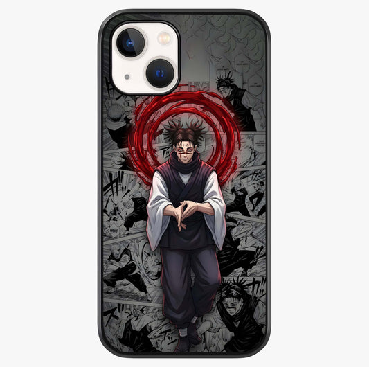 Cursed Ritual Ascension Glass Case showing full back design in clean flat view with glossy glass finish.