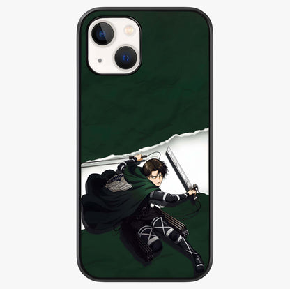 Emerald War Vanguard Glass Case showing full back design in clean flat view with glossy glass finish.