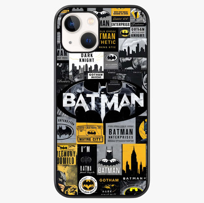 Knight Gotham Rise Glass Case showing full back design in clean flat view with glossy glass finish.
