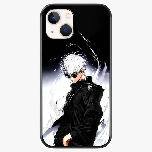 Limitless Shadow King Glass Case showing full back design in clean flat view with glossy glass finish.