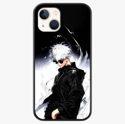 Limitless Shadow King Glass Case showing full back design in clean flat view with glossy glass finish.