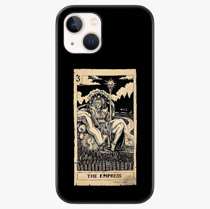 The Empress Glass Case showing full back design in clean flat view with glossy glass finish.