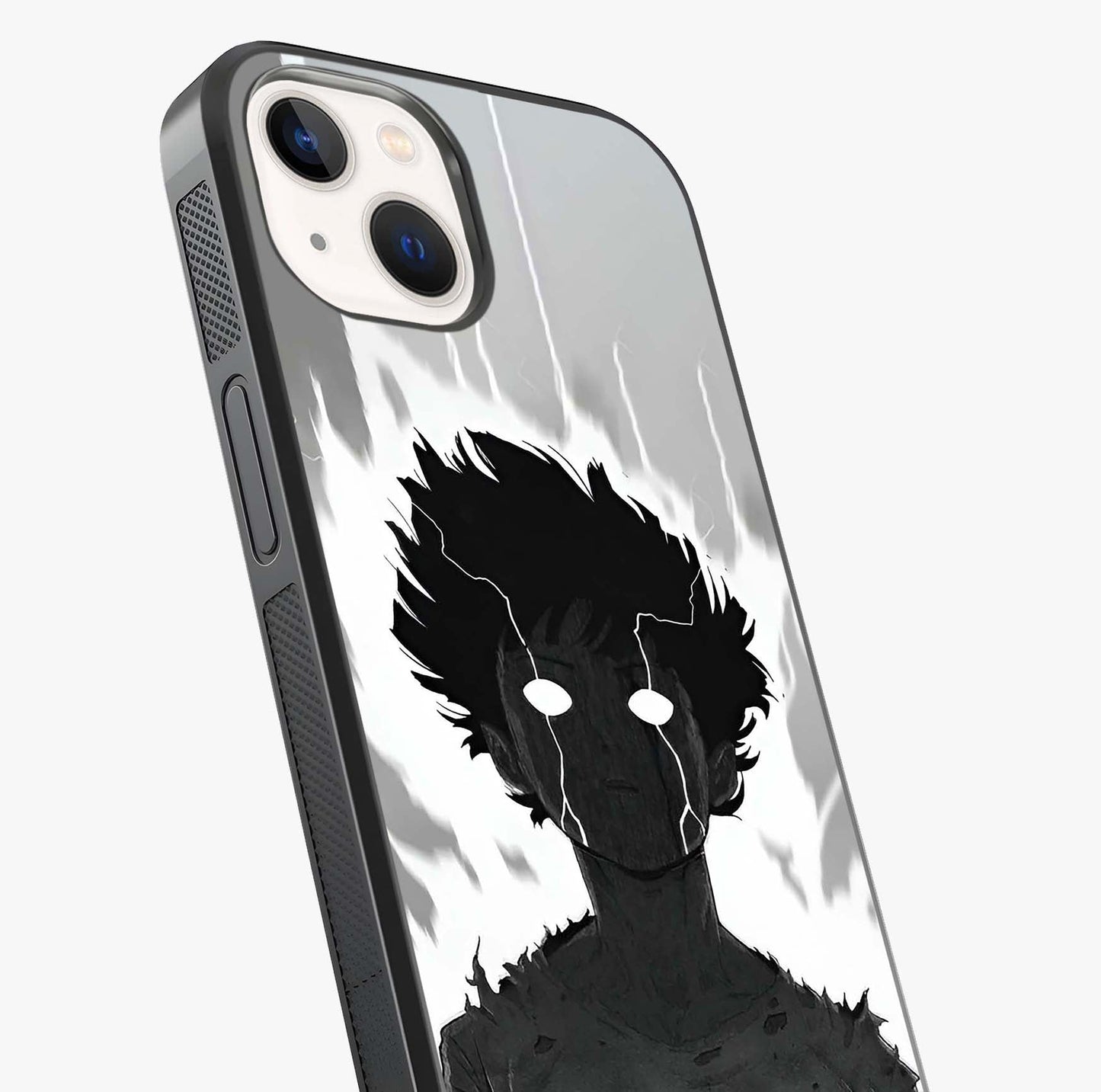 Awakened Inner Rage Glass Case captured at a warm angle highlighting gloss, texture and premium glass finish.