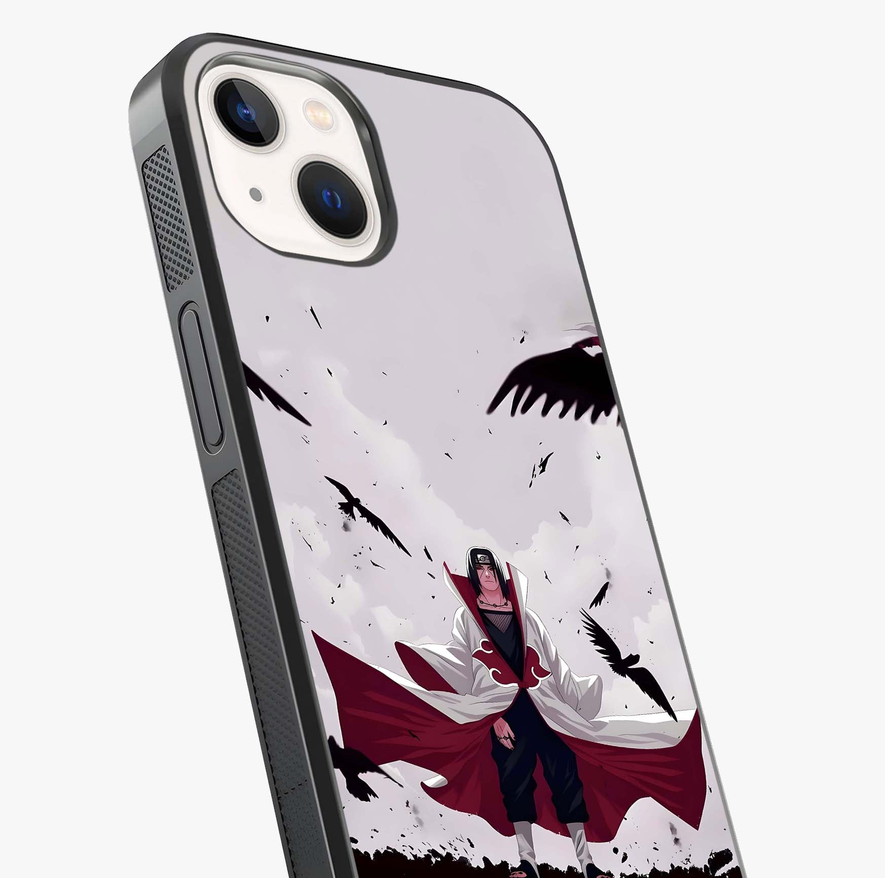 Crimson Crow Ascension Glass Case captured at a warm angle highlighting gloss, texture and premium glass finish.