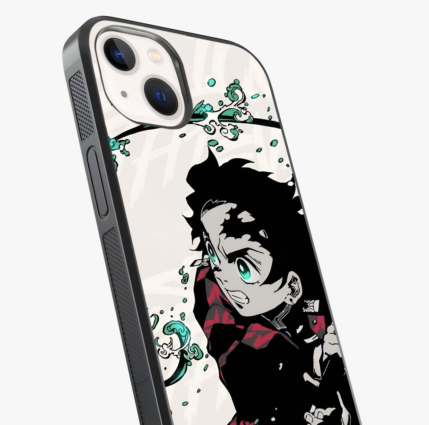 Demon Slayer Glass Case captured at a warm angle highlighting gloss, texture and premium glass finish.