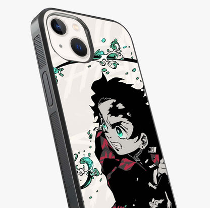 Demon Slayer Glass Case captured at a warm angle highlighting gloss, texture and premium glass finish.
